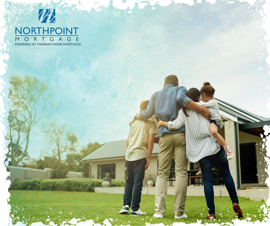 Happy family holding new house keys after closing